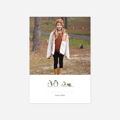 Weihnachtskarte Kleine Eisscholle