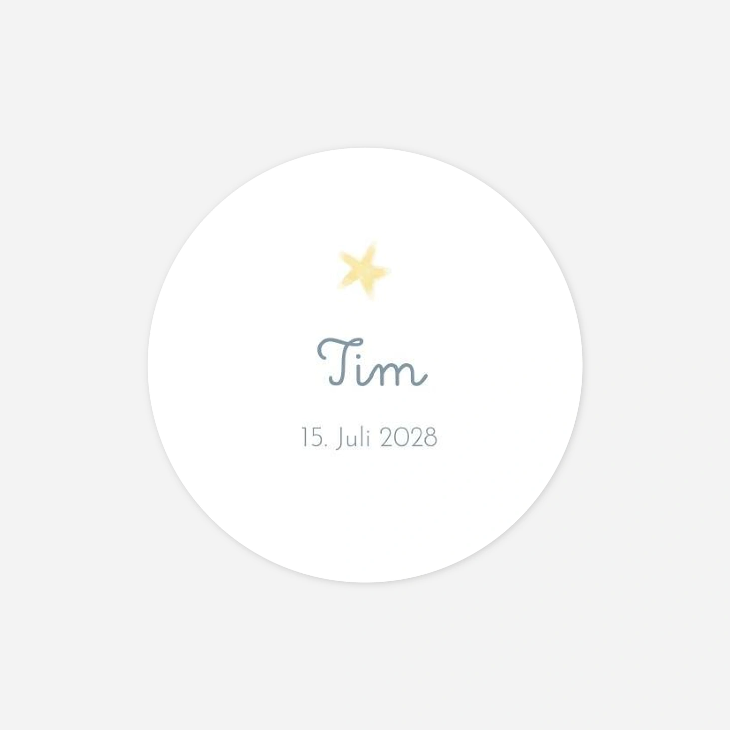 Aufkleber (Gastgeschenk) Kleiner Zirkus