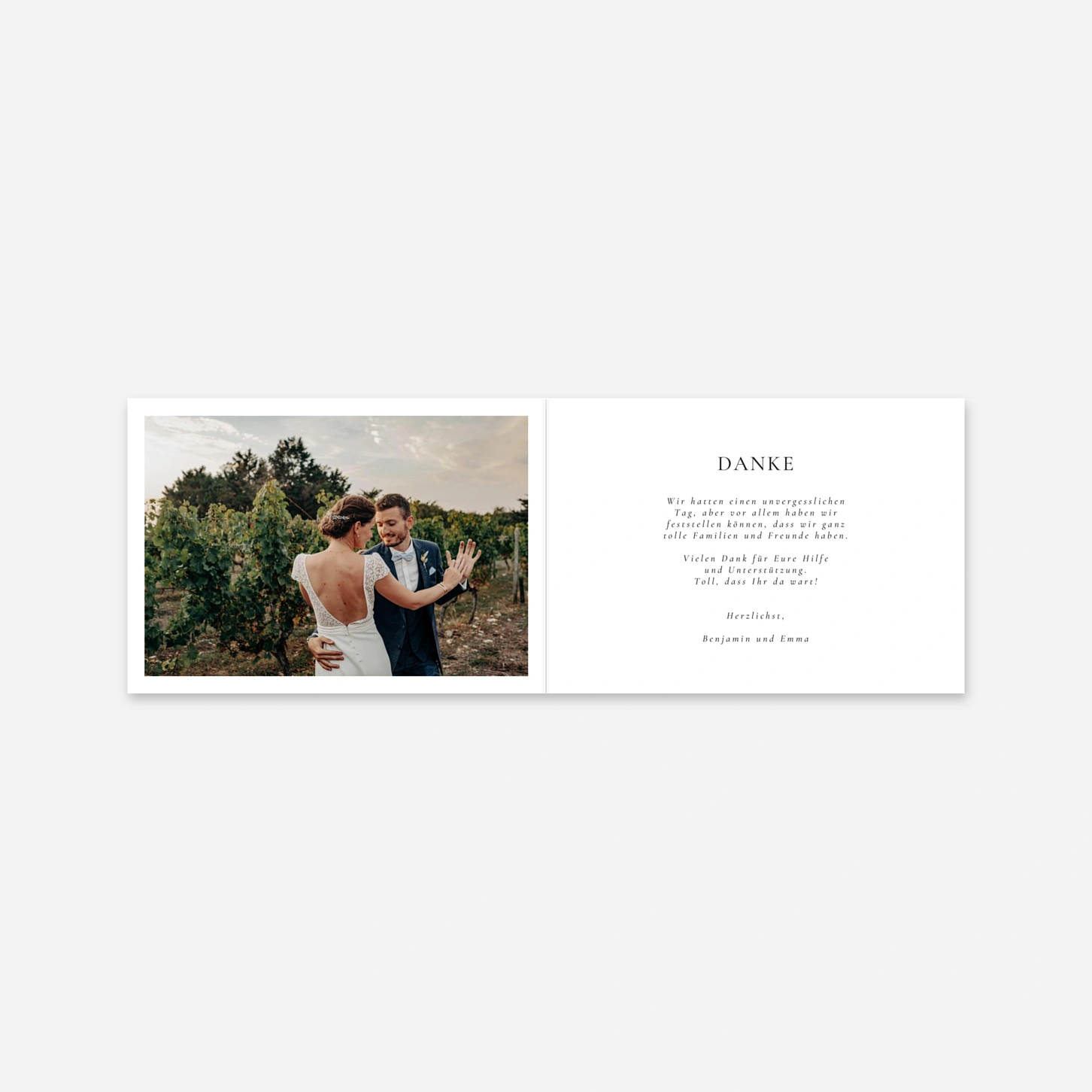 Dankeskarte Hochzeit Kostbare Momente Fotos