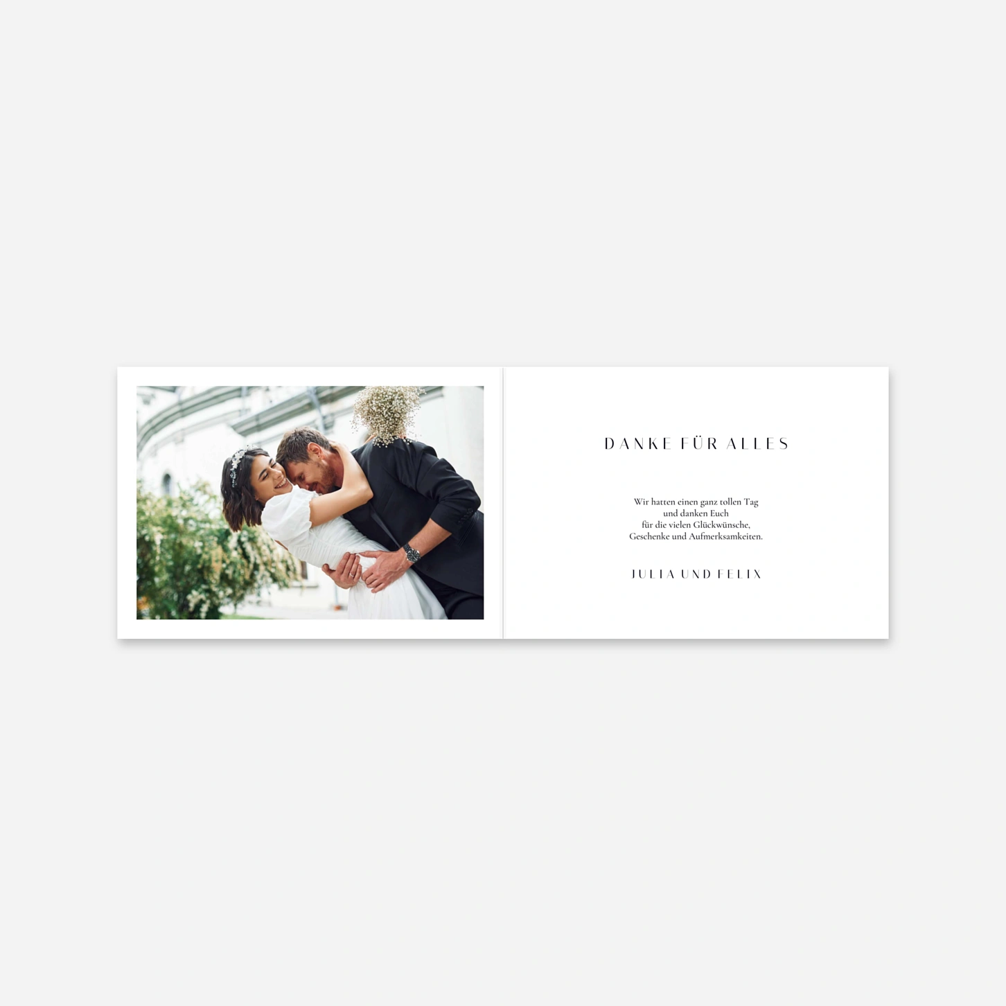 Dankeskarte Hochzeit Kostbare Erinnerungen