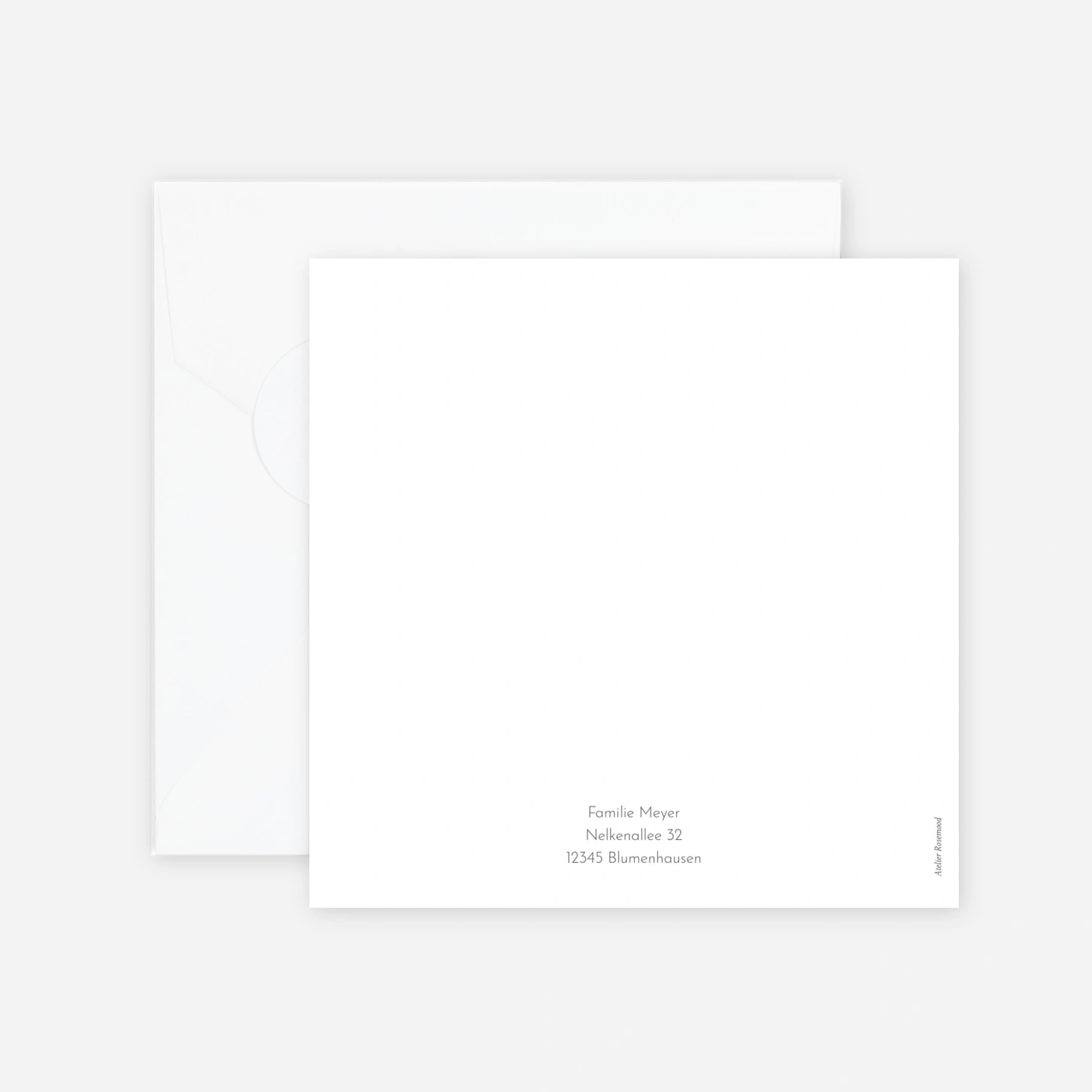 Geburtskarte Kleines Portrait