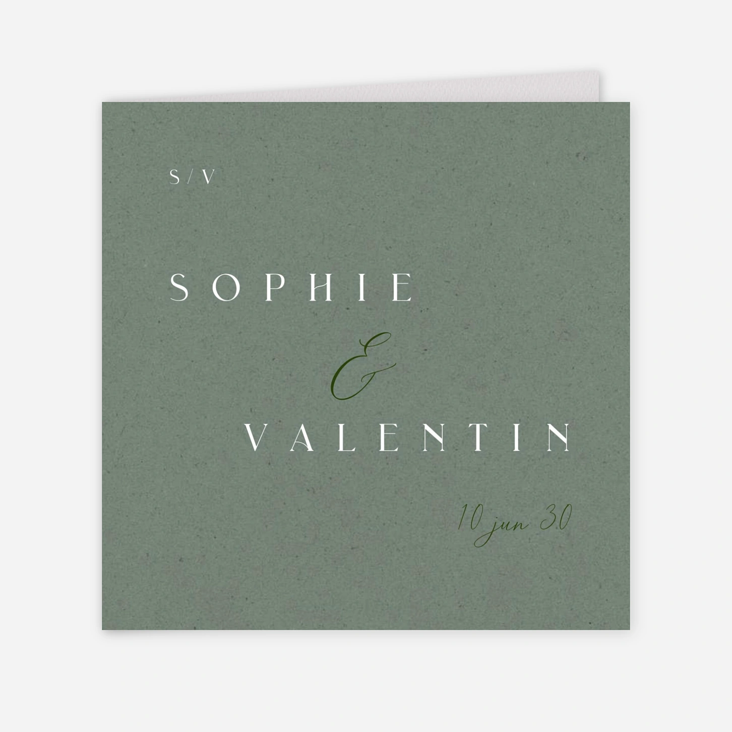 Hochzeitseinladung Zarter Zweig