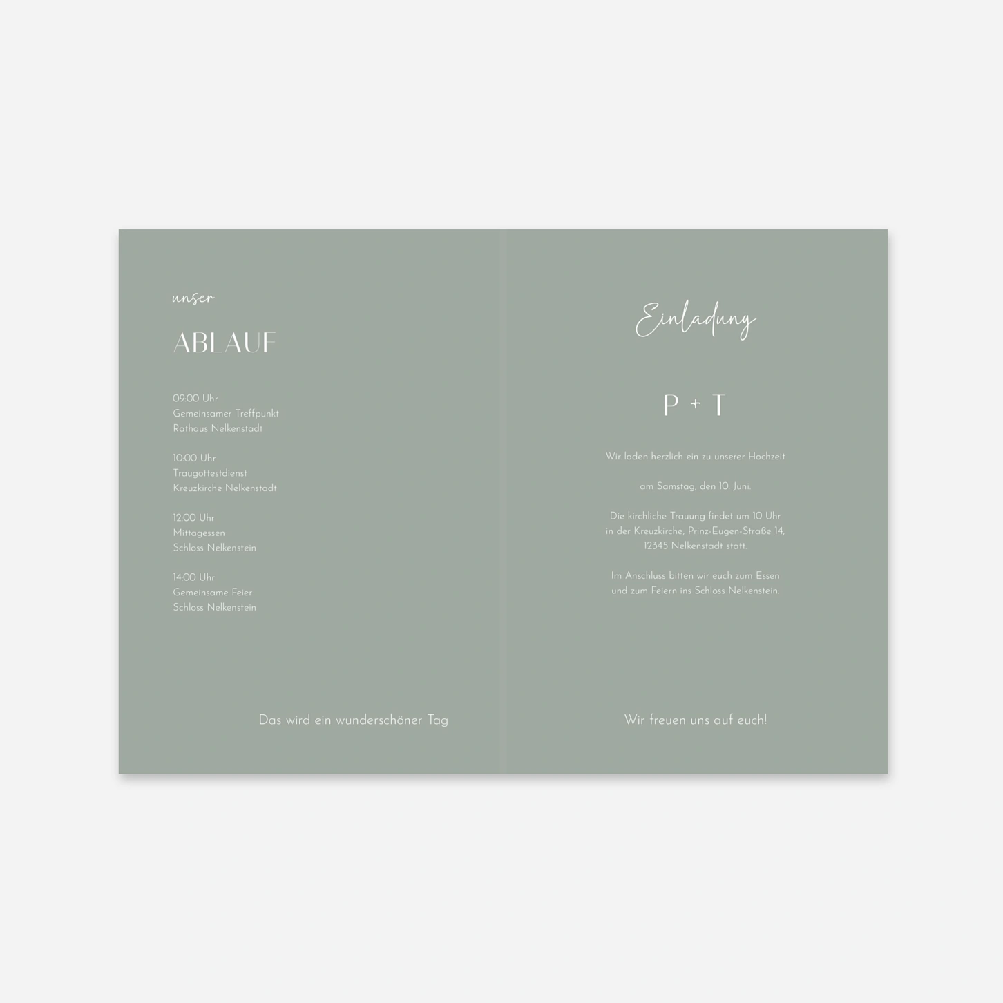 Hochzeitseinladung Liebesrausch