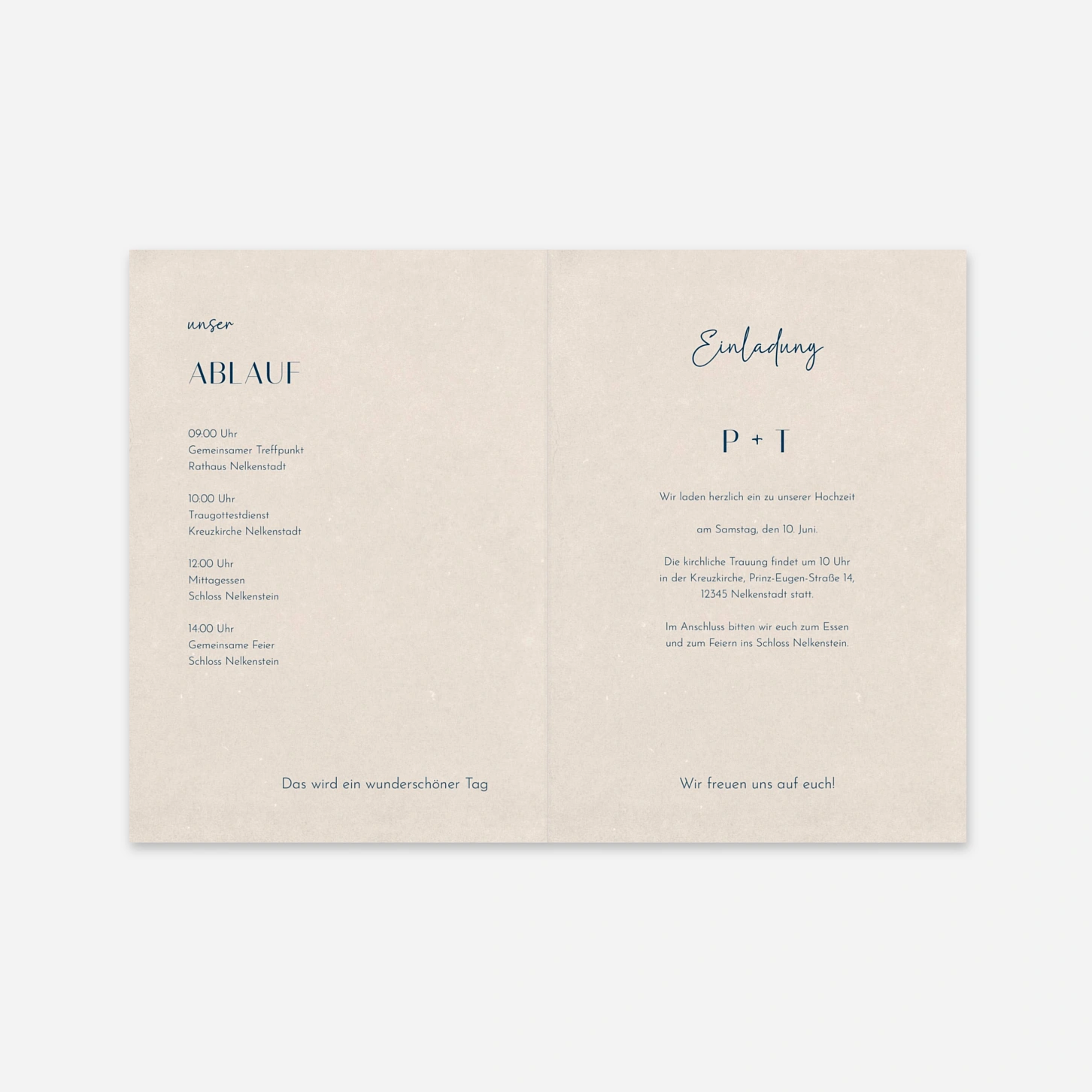 Hochzeitseinladung Liebesrausch