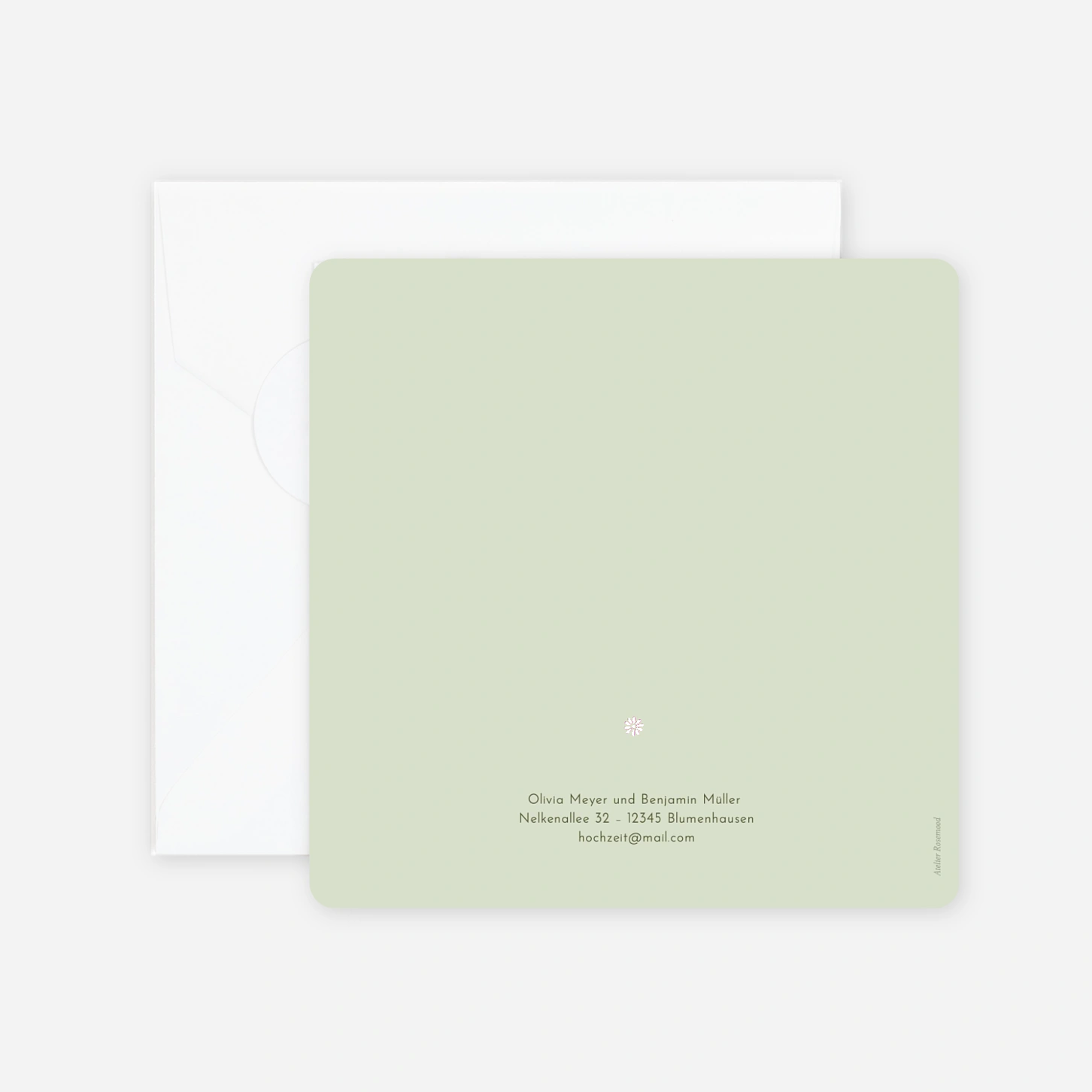 Hochzeitseinladung Laure de Sagazan Gold