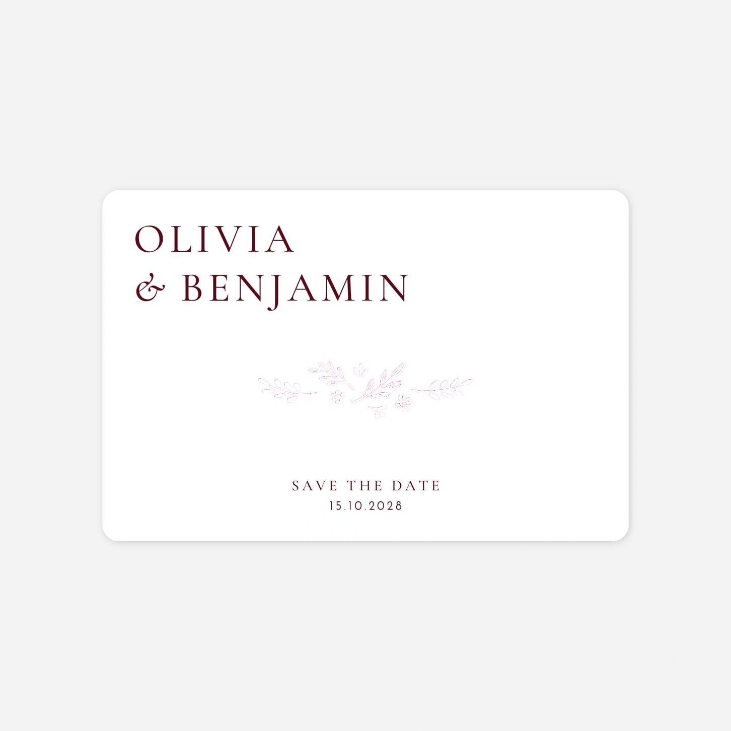 Save-the-Date Karte Laure de Sagazan Gold