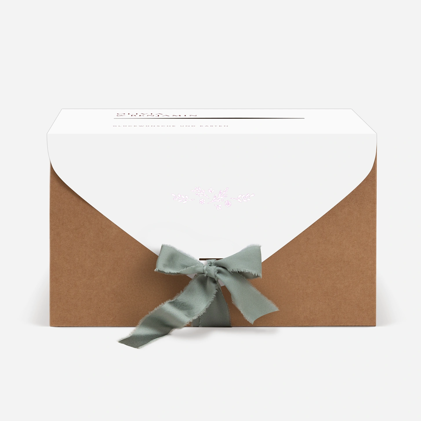 Kartenbox Hochzeit Laure de Sagazan Gold