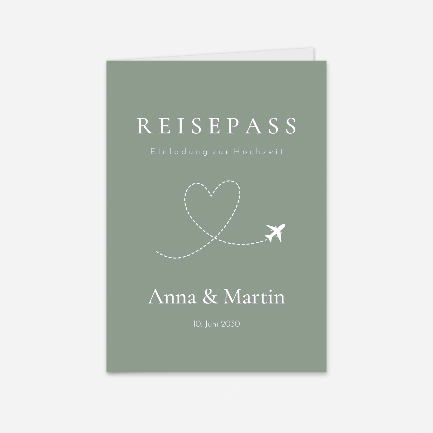 Hochzeitseinladung Liebesreise