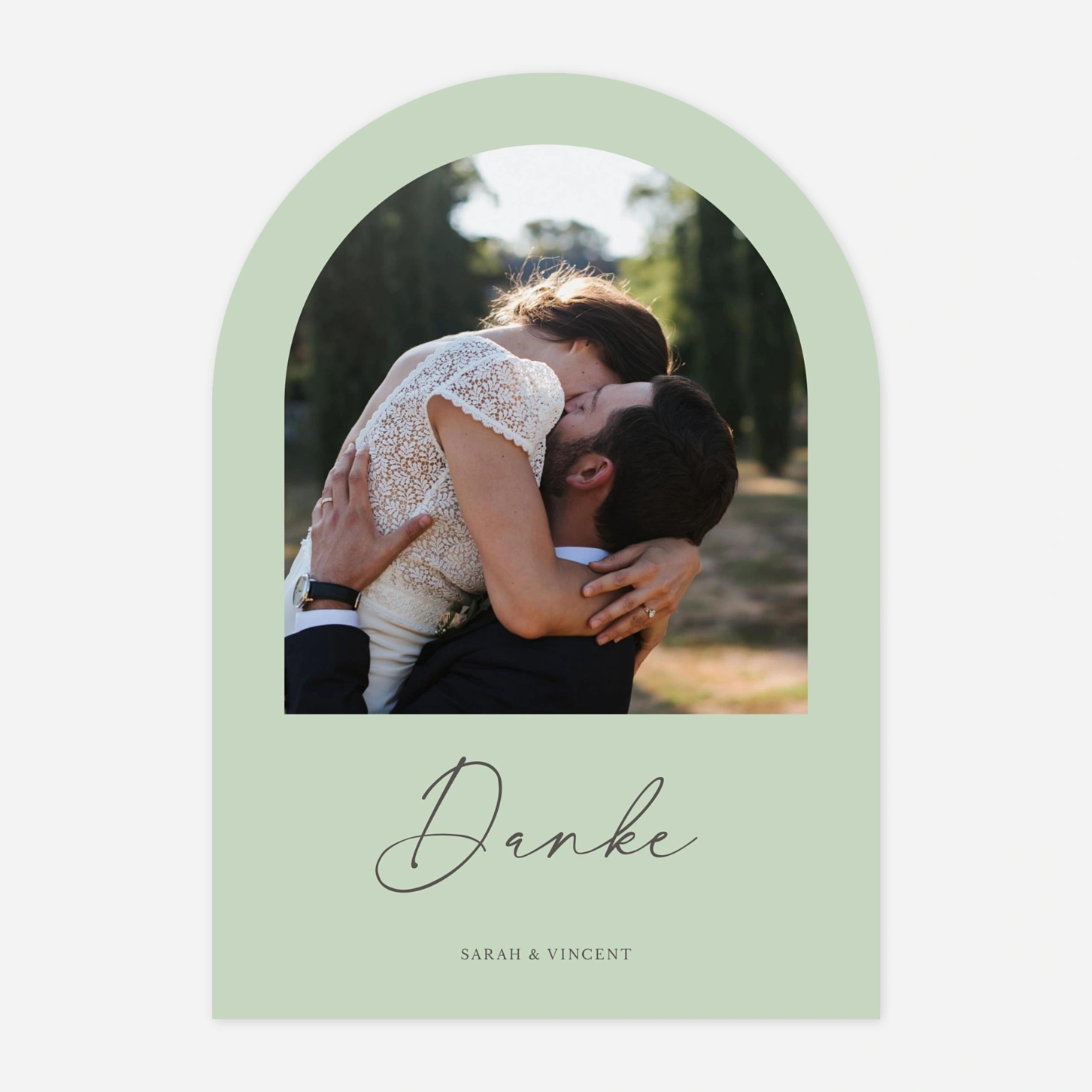 Dankeskarte Hochzeit Liebeserklärung