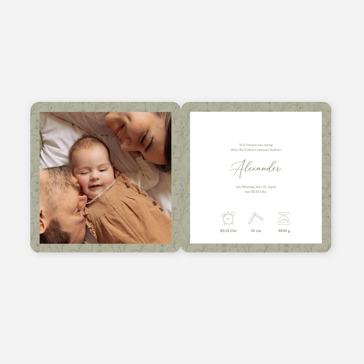 Geburtskarte Little Soul