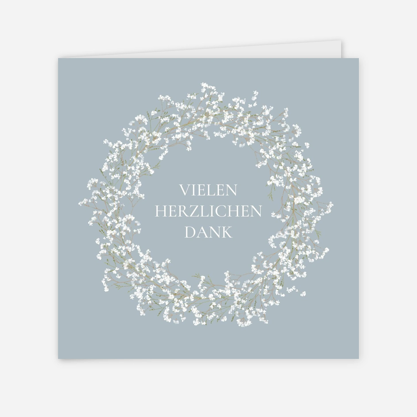 Dankeskarte Hochzeit Luft und Liebe