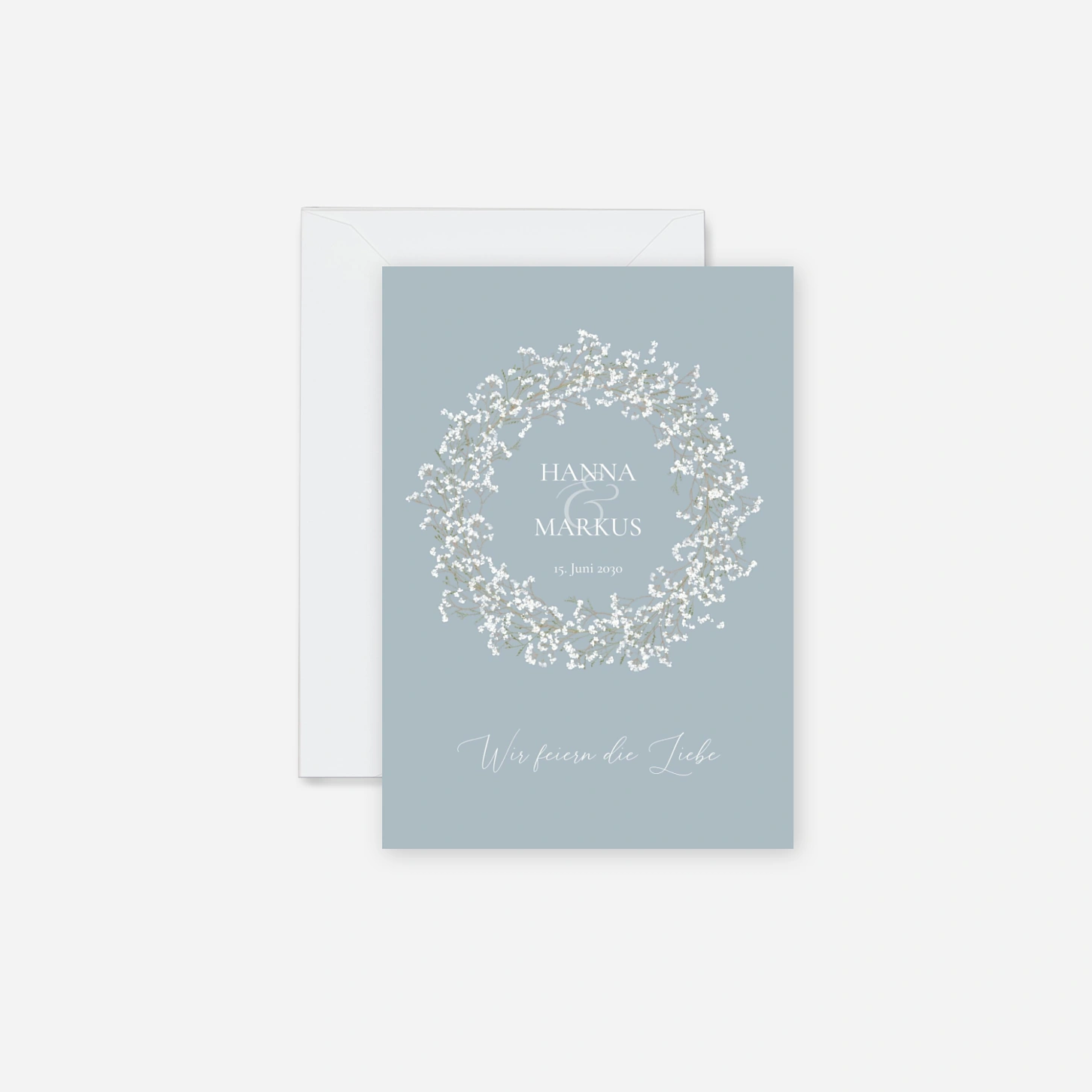 Hochzeitseinladung Luft und Liebe