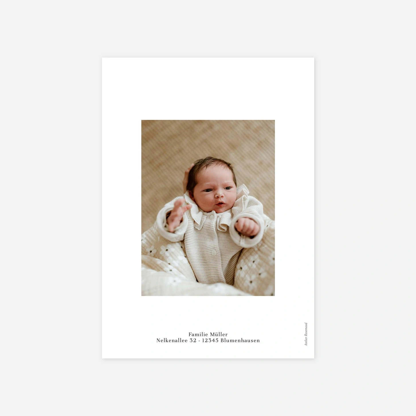 Geburtskarte Magazin