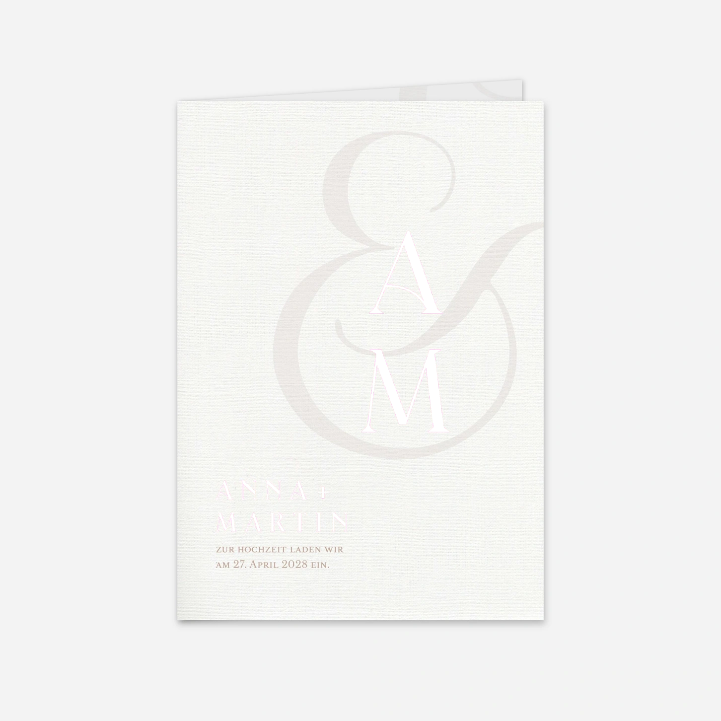 Hochzeitseinladung Moderne Eleganz