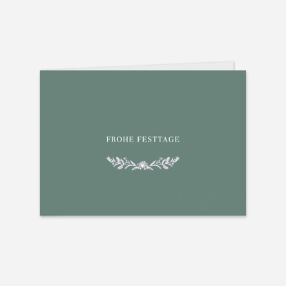 Weihnachtskarte Naturnah