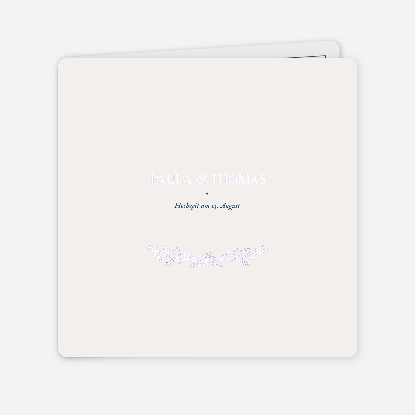 Hochzeitseinladung Naturnah