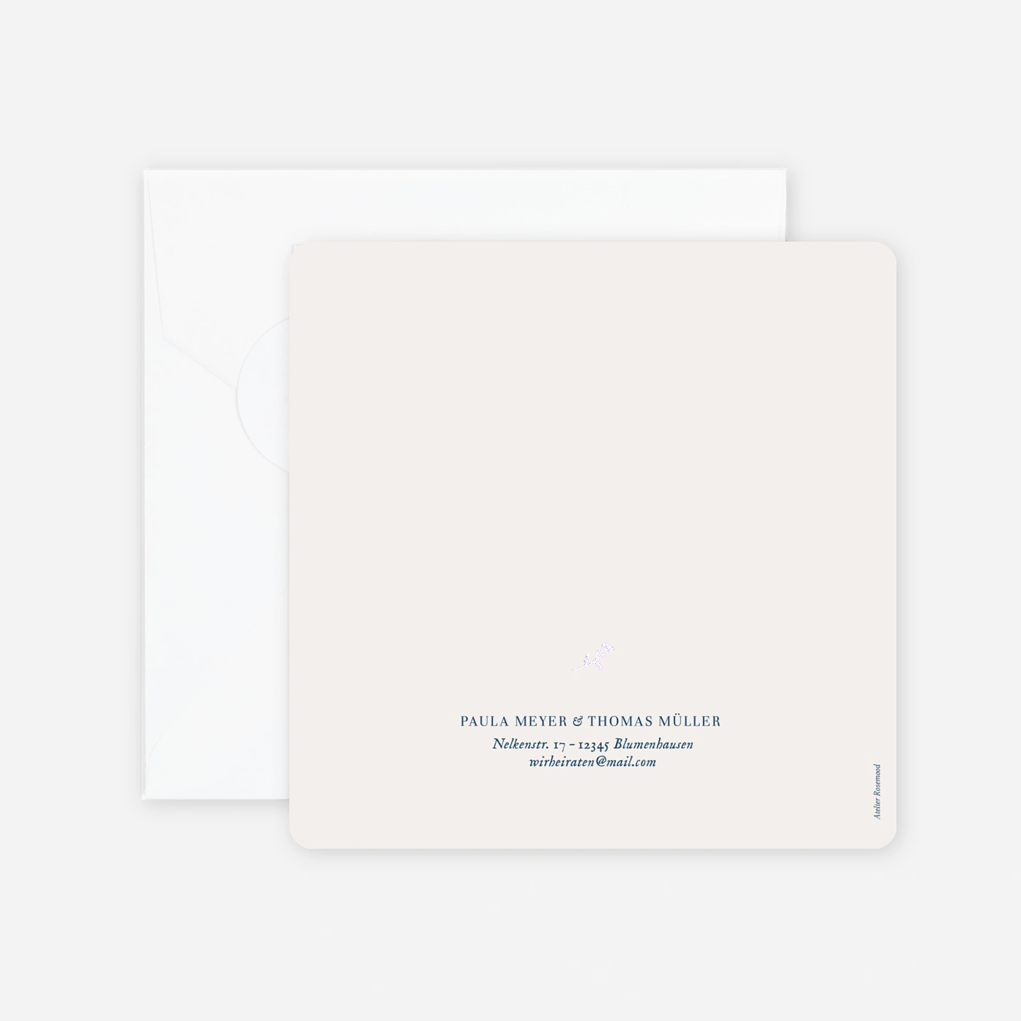 Hochzeitseinladung Naturnah