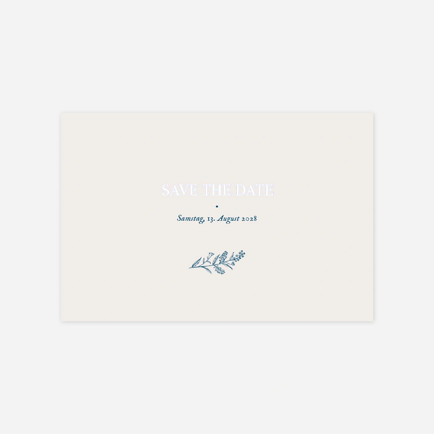 Save-the-Date Karte Naturnah