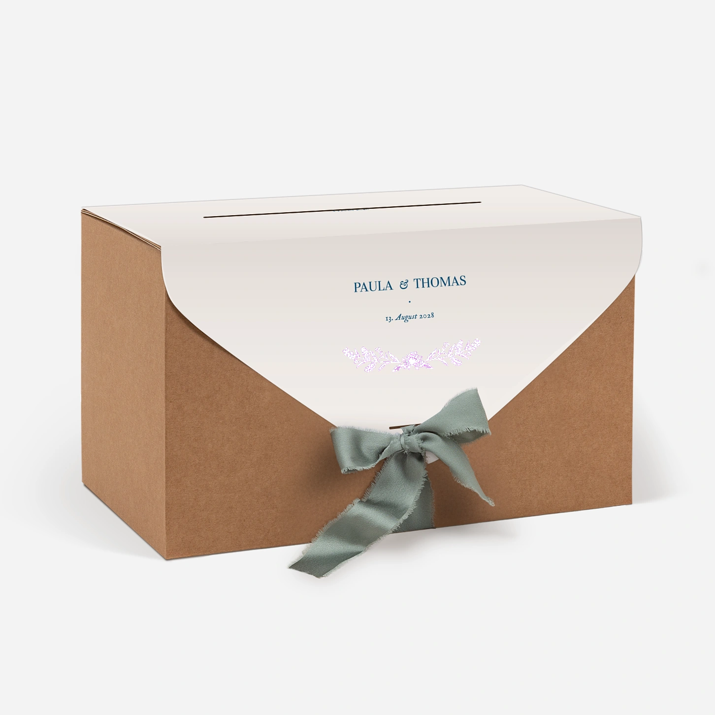 Kartenbox Hochzeit Naturnah