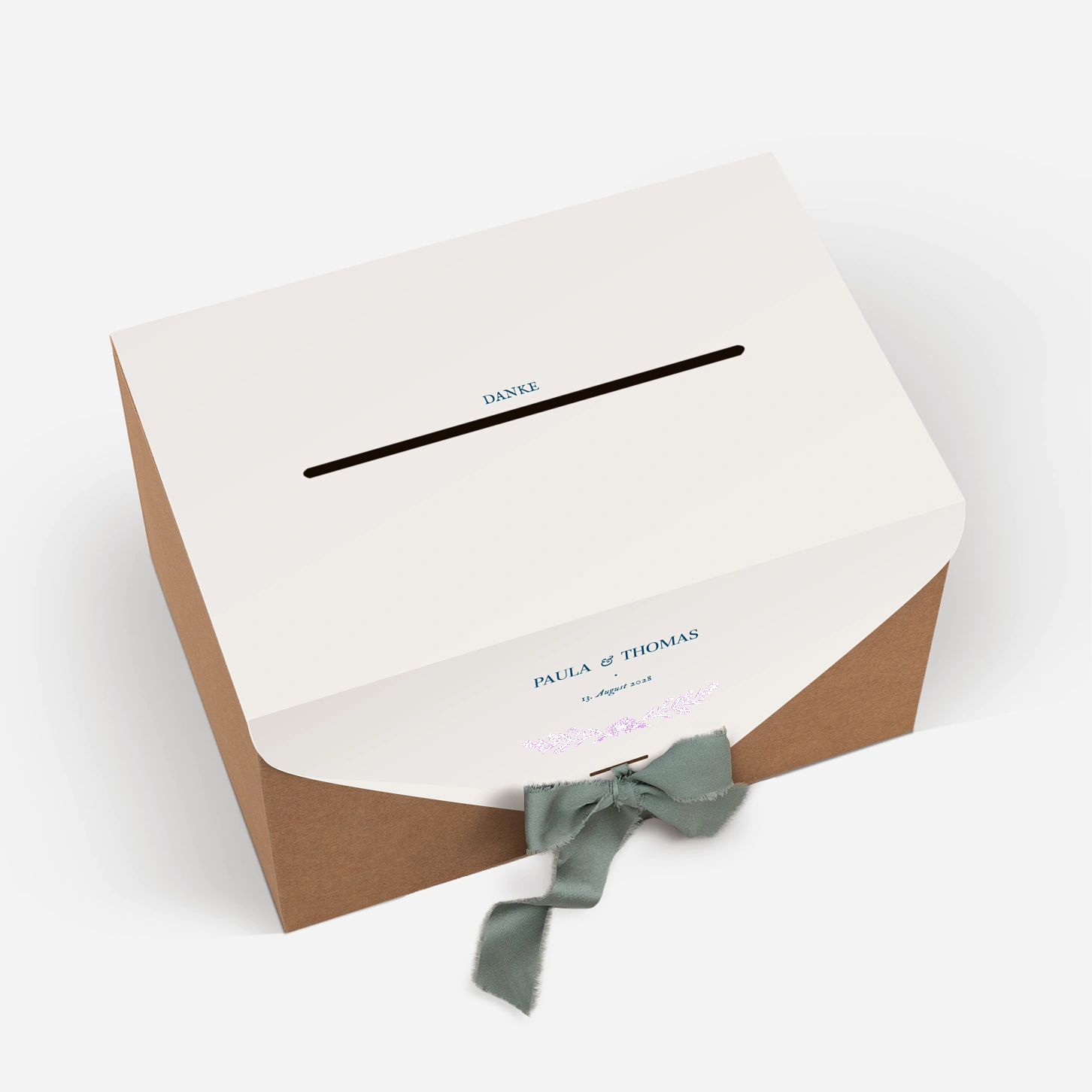 Kartenbox Hochzeit Naturnah