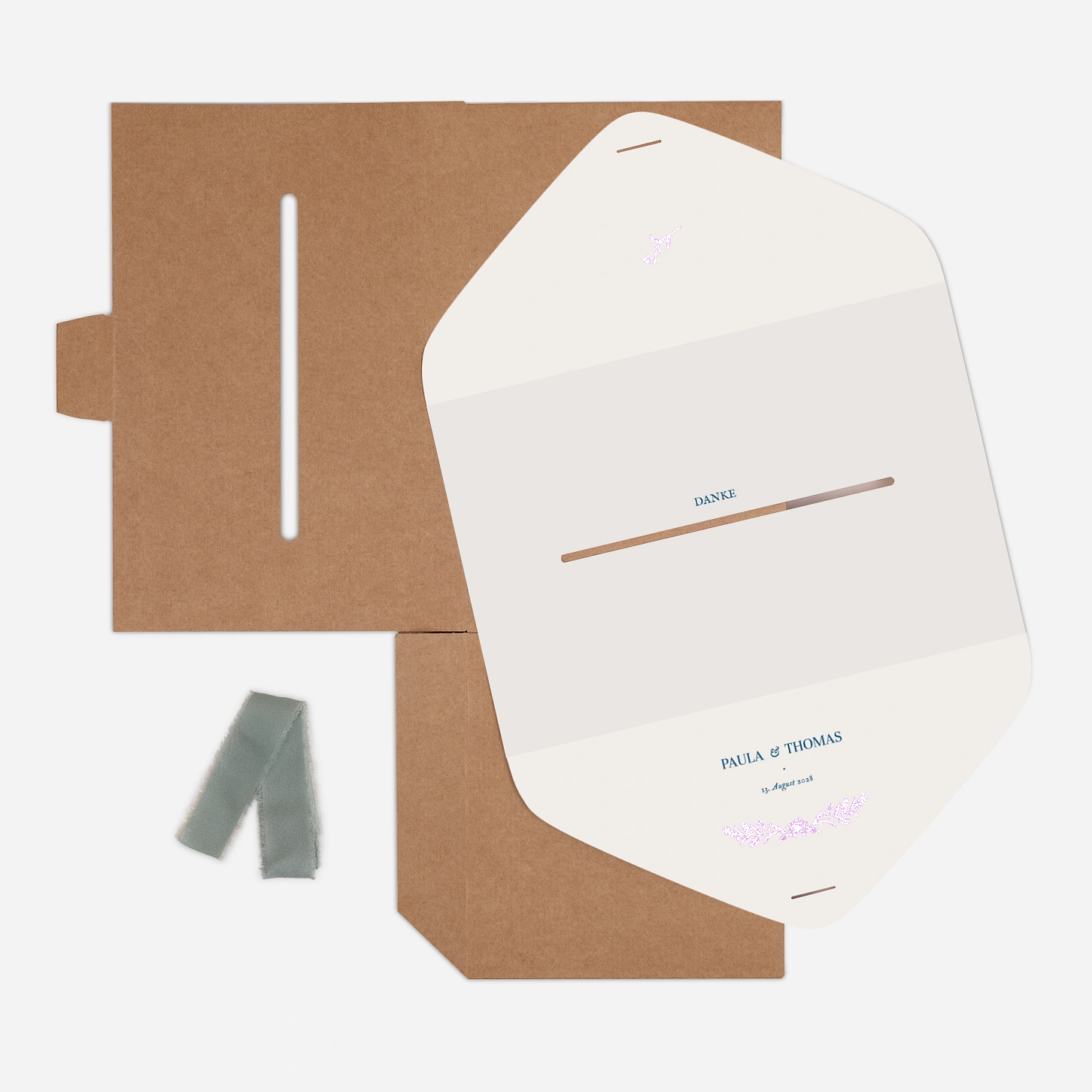 Kartenbox Hochzeit Naturnah