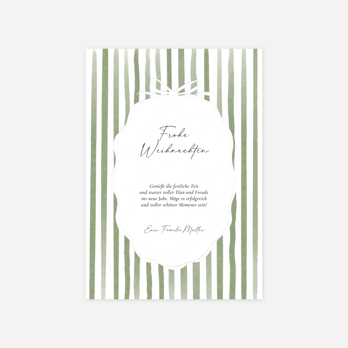 Weihnachtskarte Neujahr