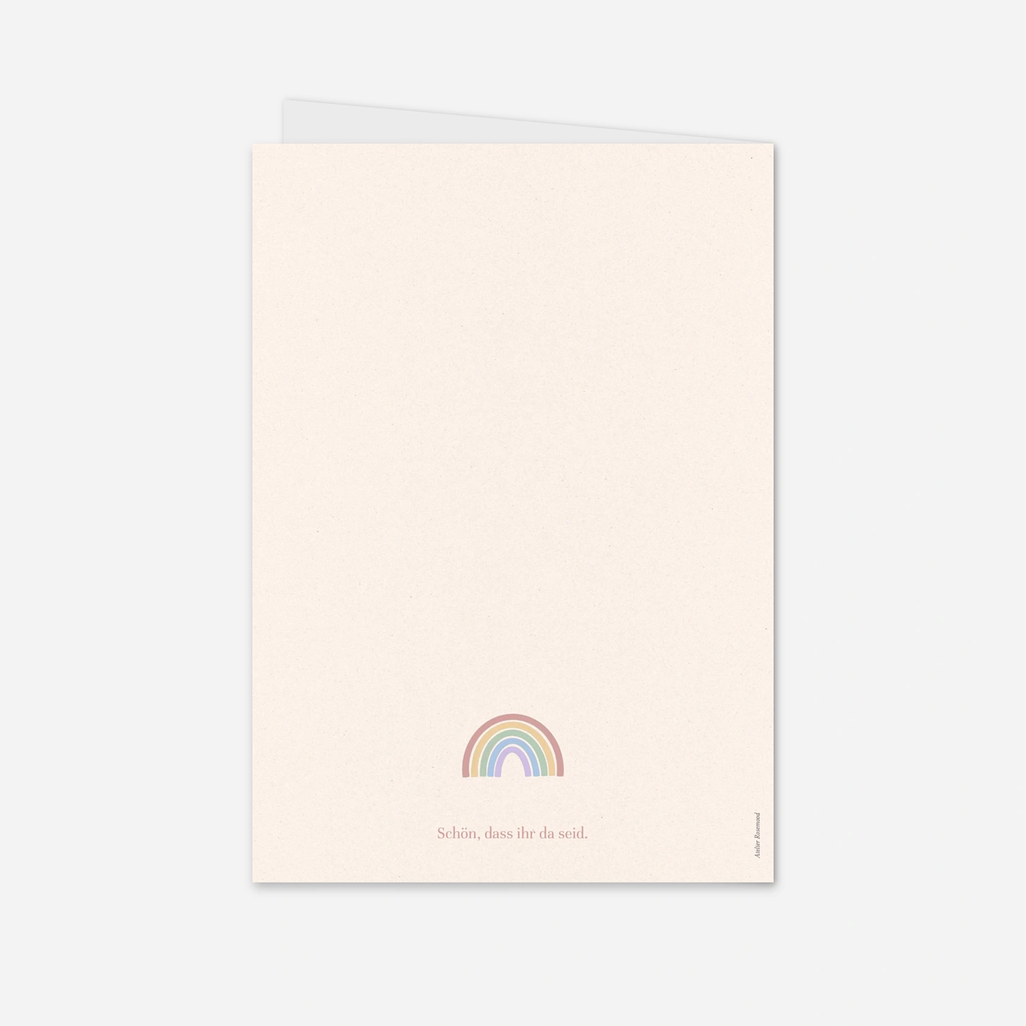 Kirchenheft Taufe Pastell-Regenbogen