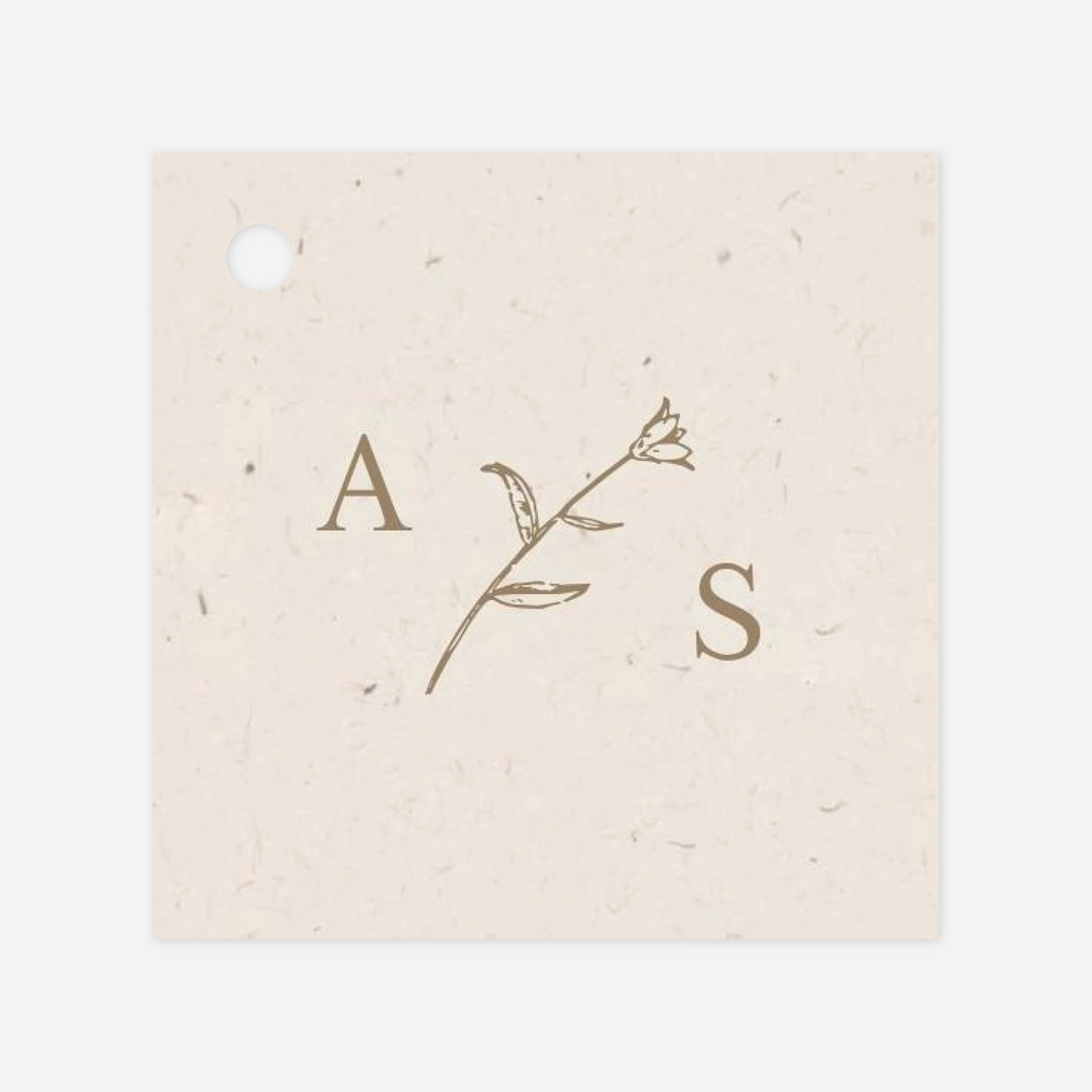 Anhänger Hochzeit Passepartout