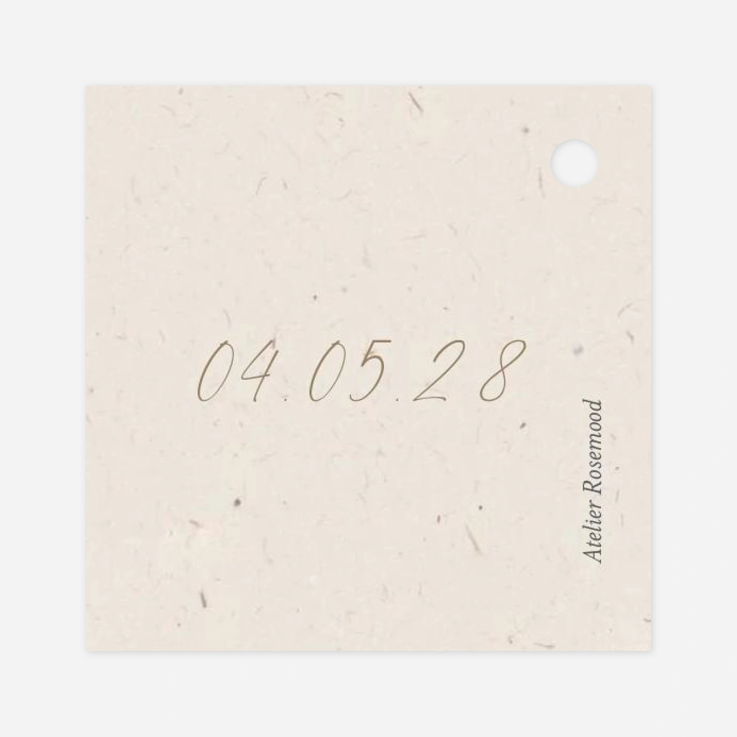 Anhänger Hochzeit Passepartout