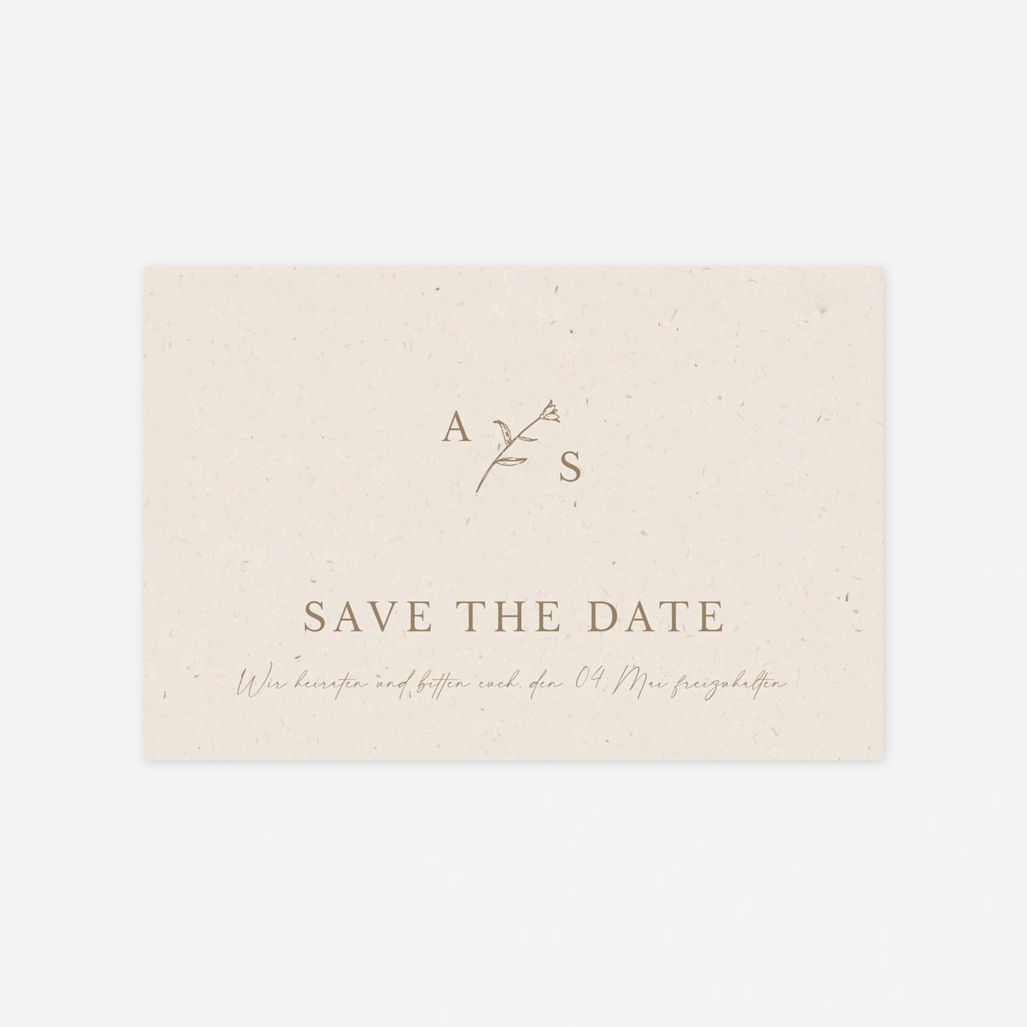Save-the-Date Karte Passepartout