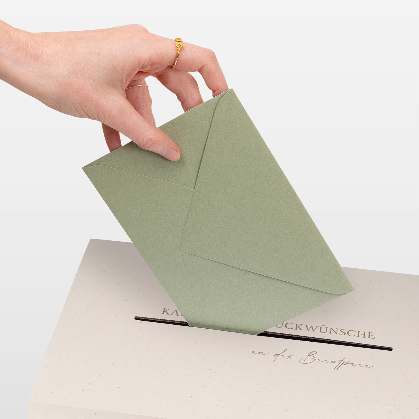 Kartenbox Hochzeit Passepartout