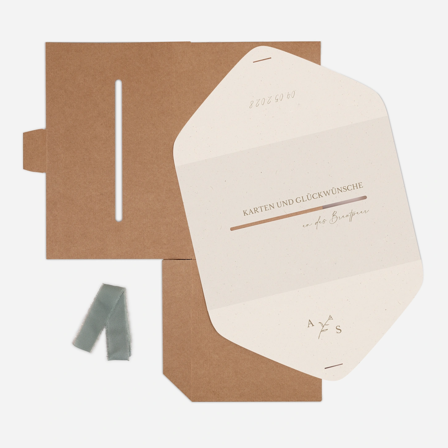 Kartenbox Hochzeit Passepartout