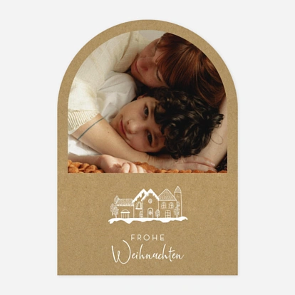 Weihnachtskarte Pfefferkuchen