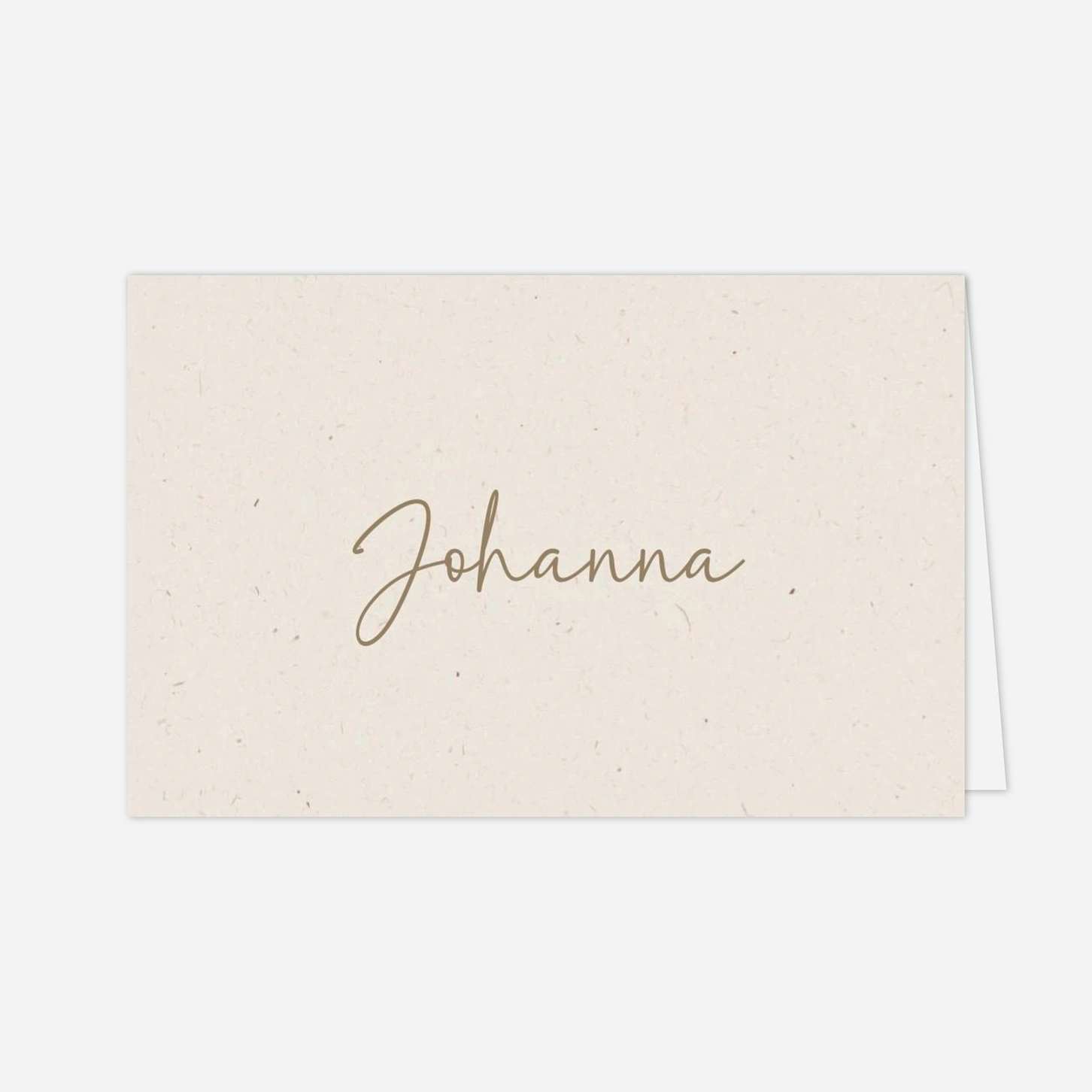 Platzkarte Hochzeit Puristische Eleganz