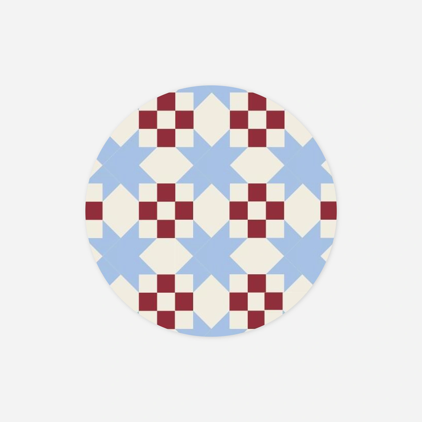 Geschenkaufkleber Weihnachten Patchwork-Sterne