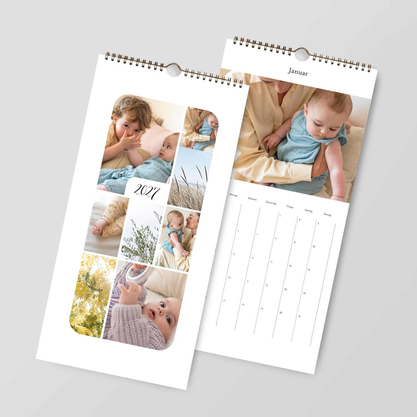 Wandkalender personalisierbare Felder Raffinesse Fotos