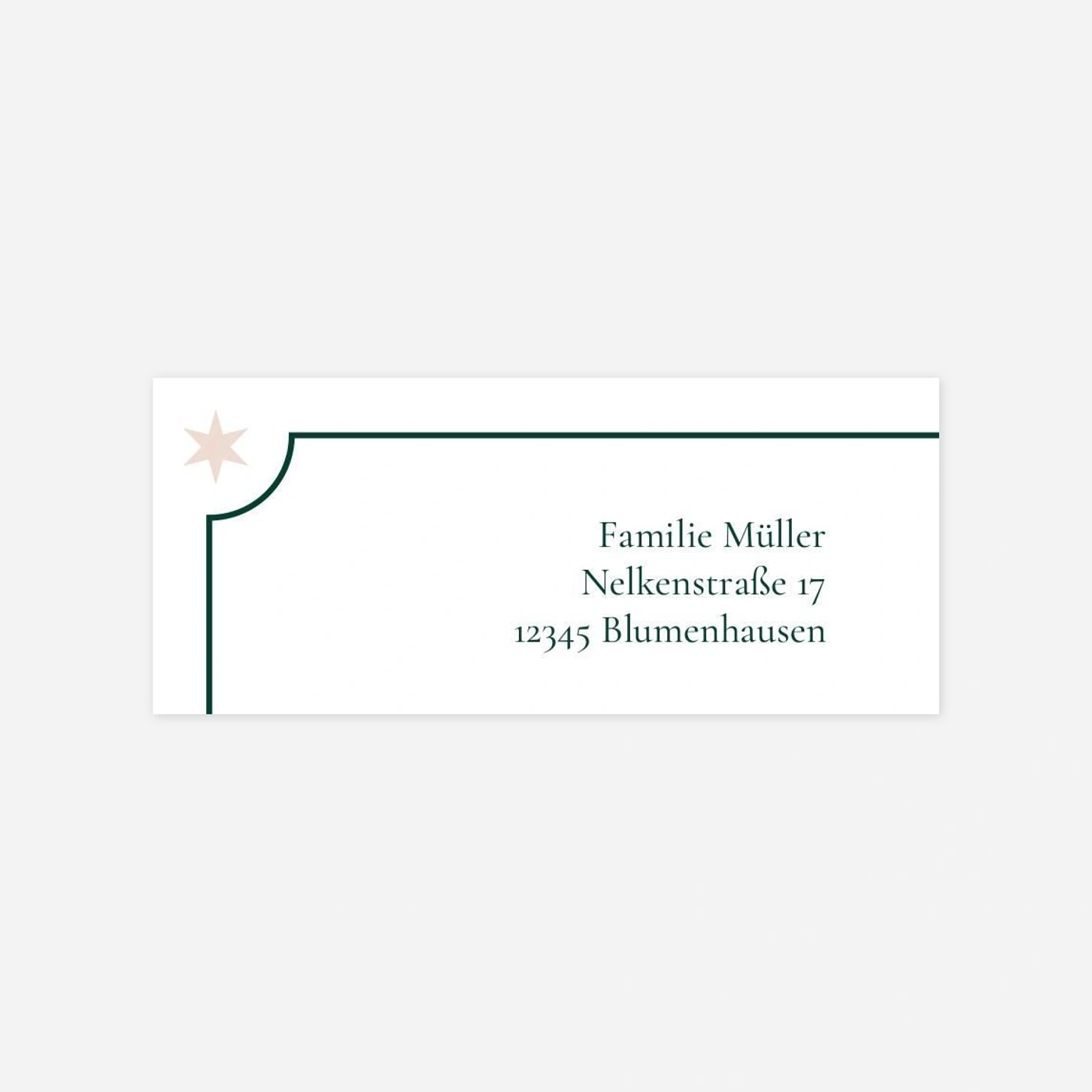 Absenderaufkleber Weihnachten Santas Postkarte