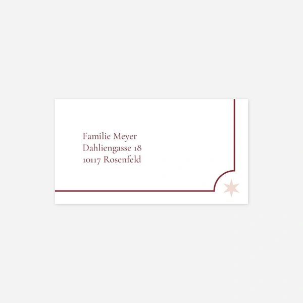 Santas Postkarte
