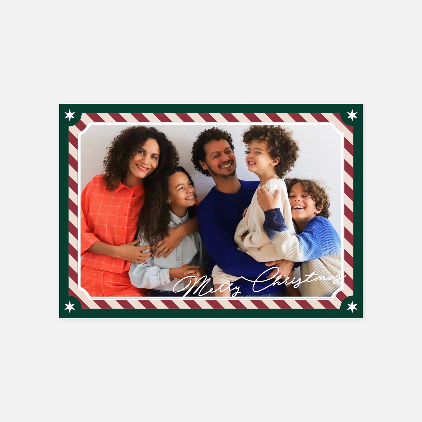 Weihnachtskarte Santas Postkarte