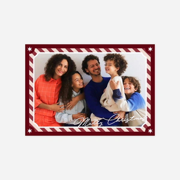 Santas Postkarte