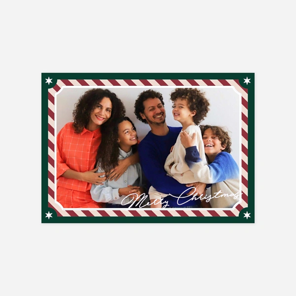 Santas Postkarte