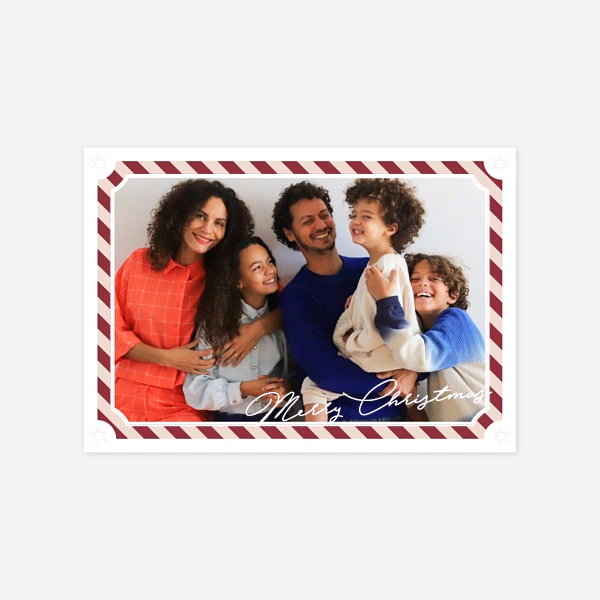 Santas Postkarte