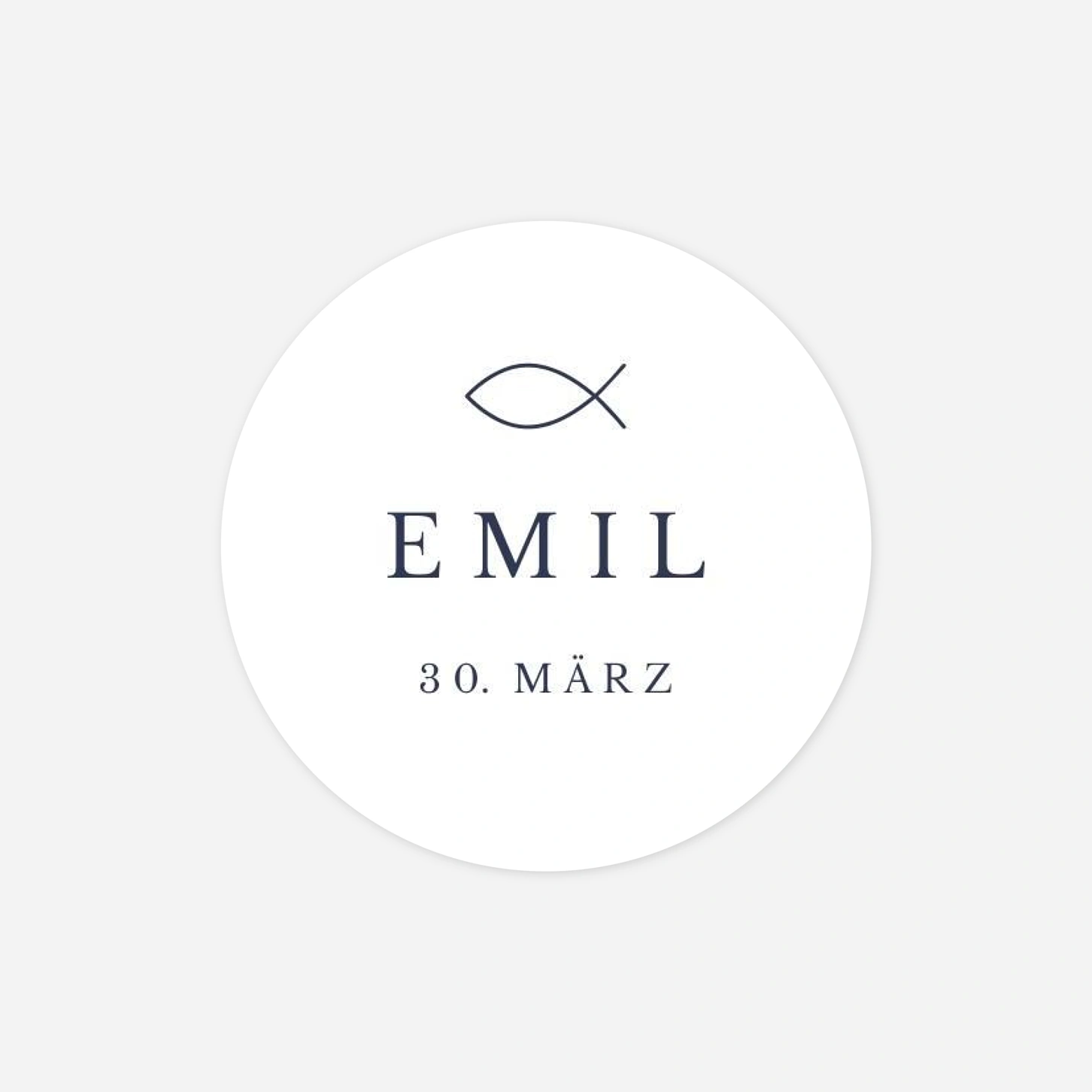 Aufkleber Kommunion Konfirmation Stille Eleganz