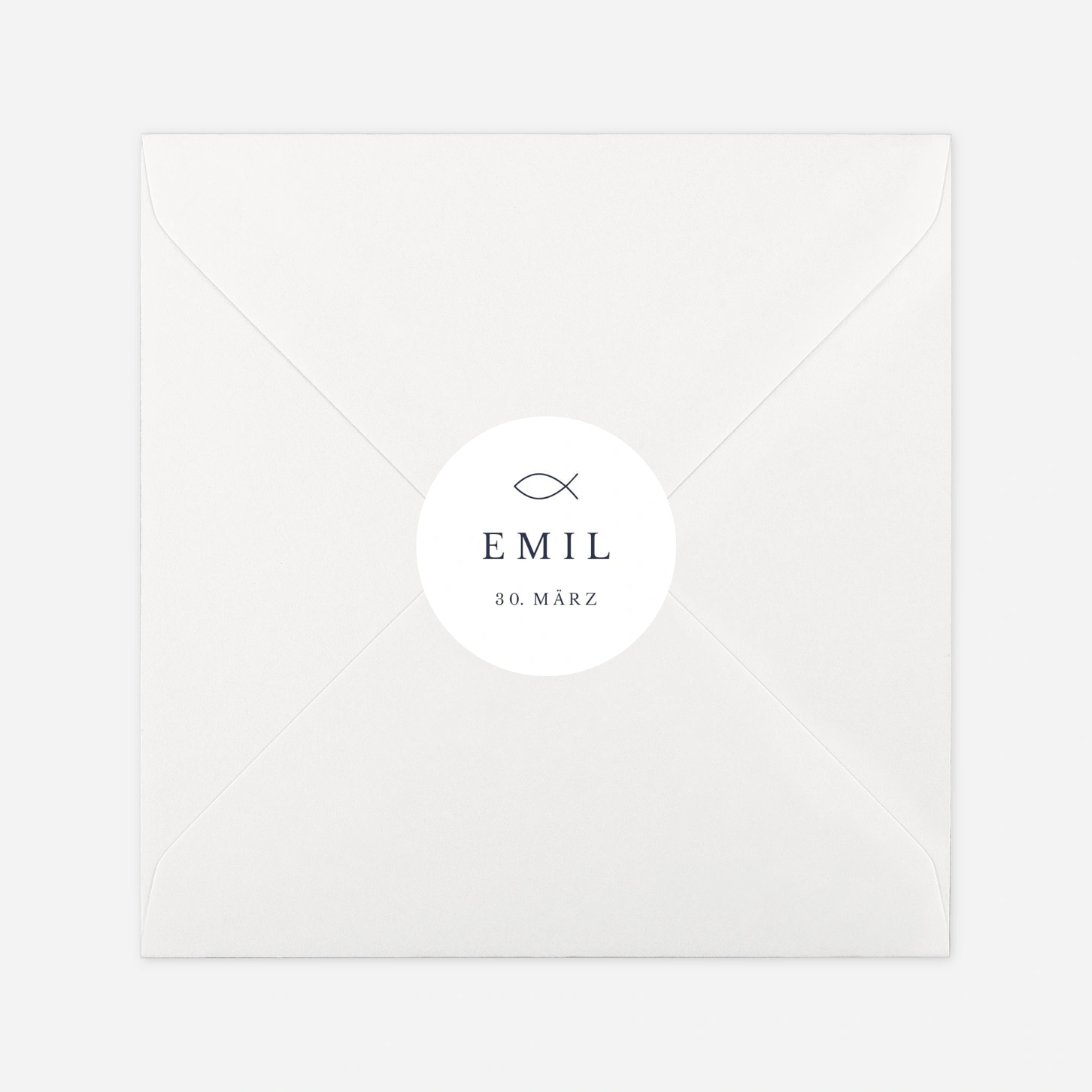 Aufkleber Kommunion Konfirmation Stille Eleganz