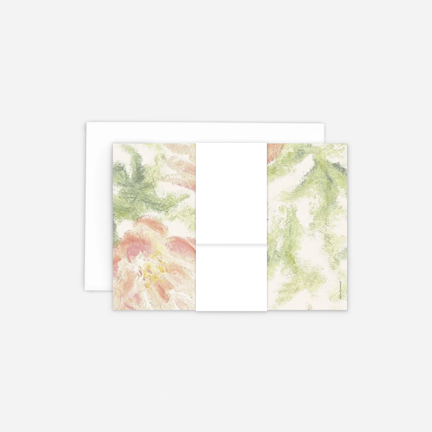 Hochzeitseinladung Sanfte Blüten
