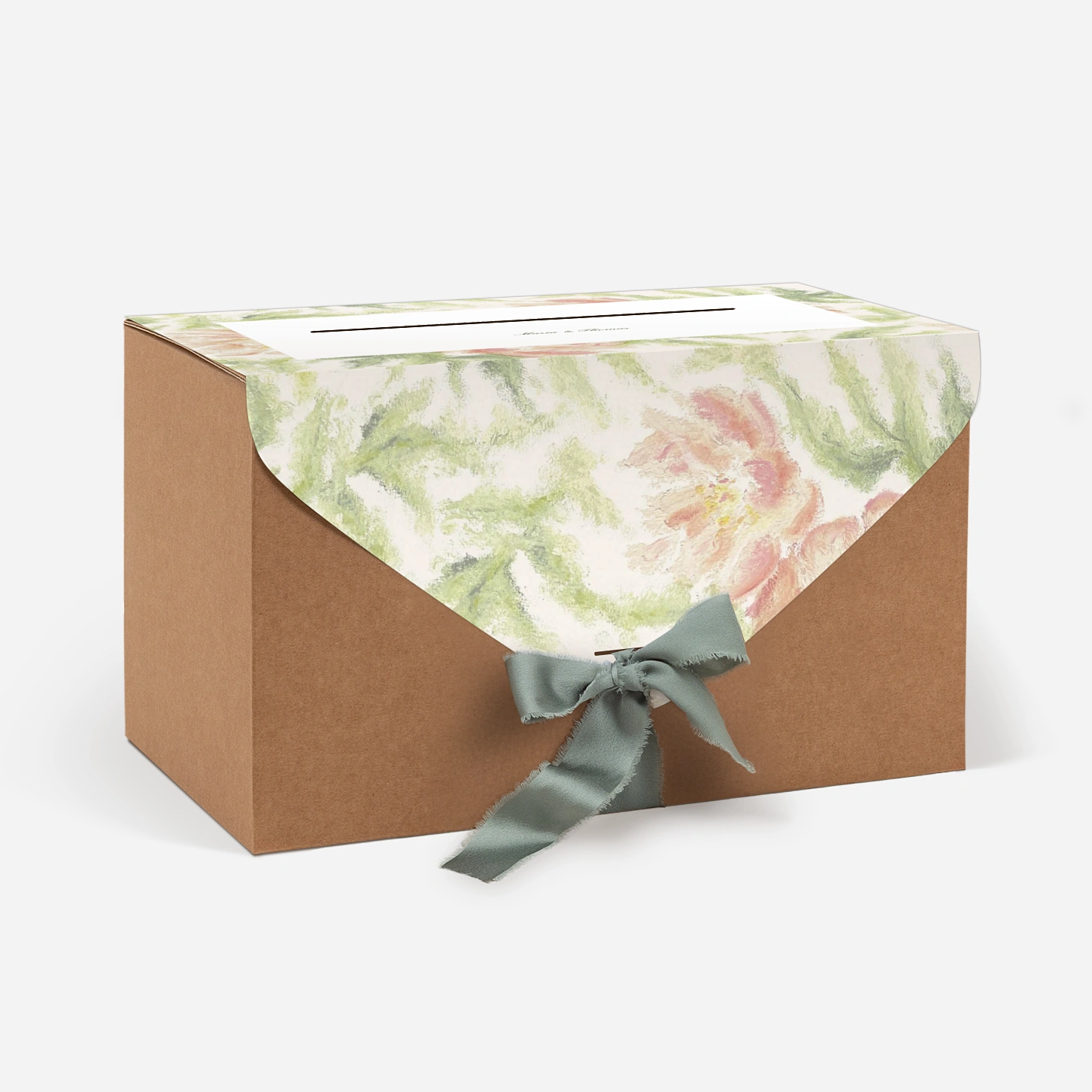 Kartenbox Hochzeit Sanfte Blüten