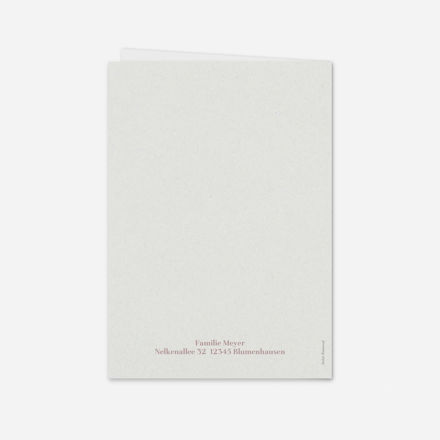 Geburtskarte Reines Glück