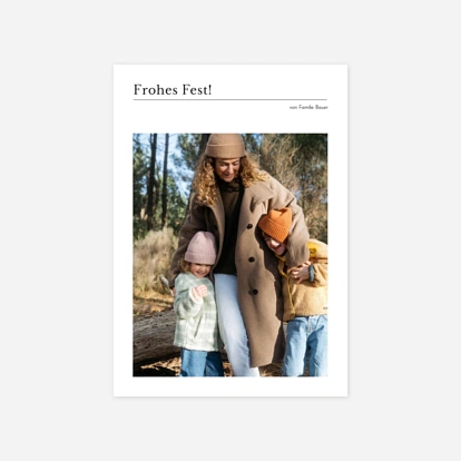 Weihnachtskarte Schreibmaschine I