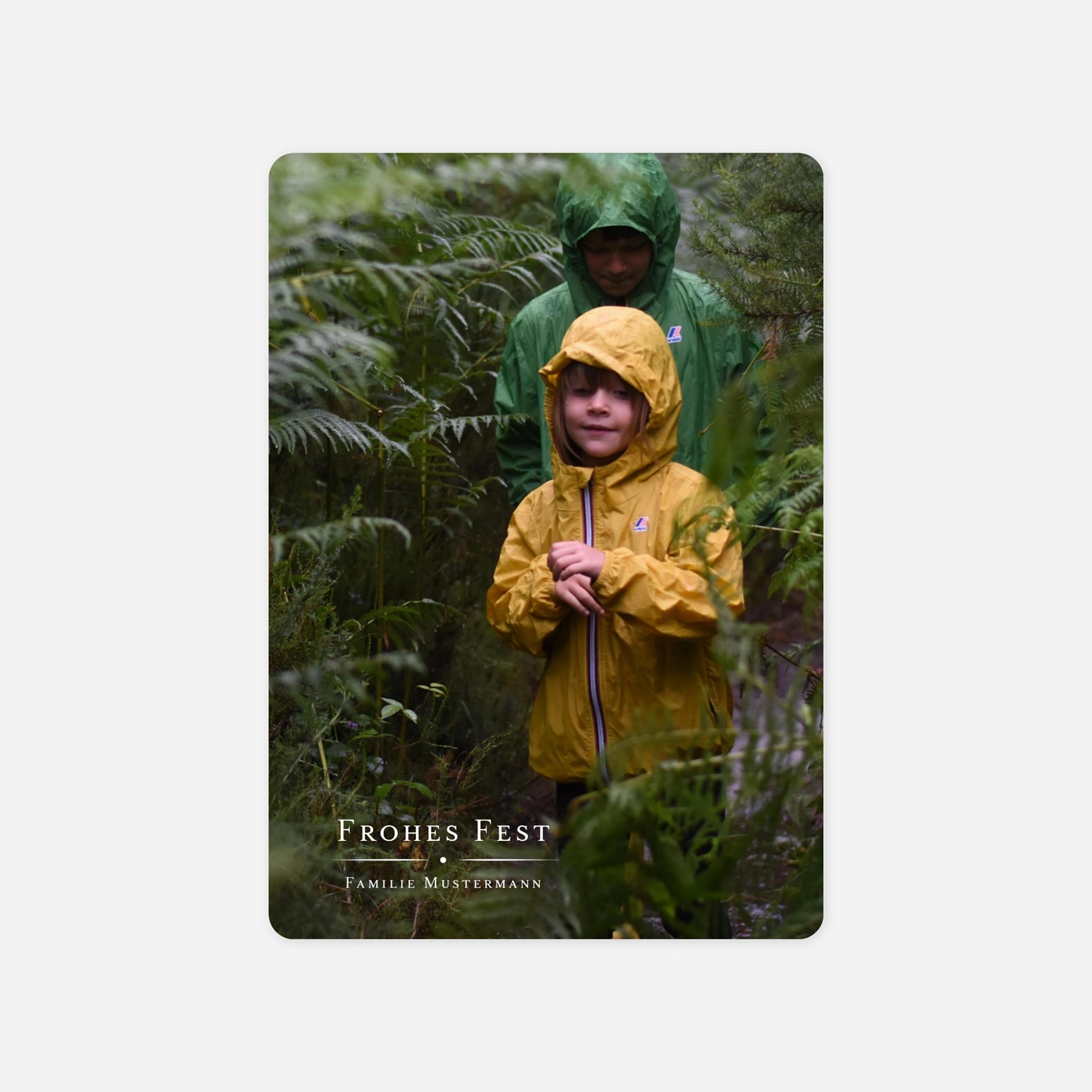 Weihnachtskarte Schmuckstück