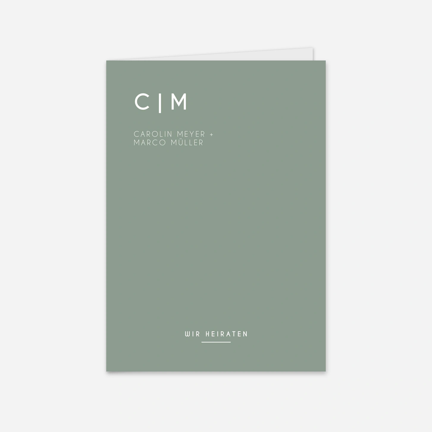 Hochzeitseinladung Reine Liebe